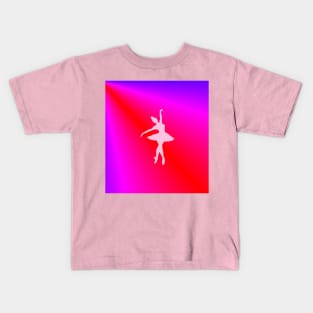 Pink Ballerina Spotlight Kids T-Shirt